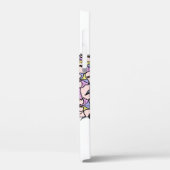 Kleurrijke  ananas illustratie. Case-Mate iPhone case (Achterkant / Links)