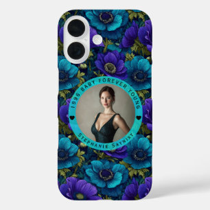 Kleurrijke Anemonen Verrassend Verjaardagsgeschenk iPhone 16 Hoesje