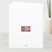 Kleurrijke Angel Kaart blanco binnen (Achterkant)