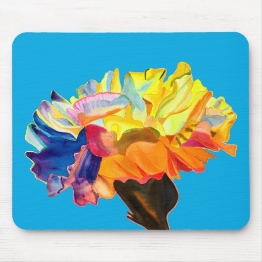 Kleurrijke anjers, pop muismat (Voorkant)