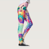 Kleurrijke appel leggings (Rechts)