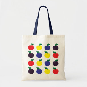 Kleurrijke Appels Vruchten Tote Bag
