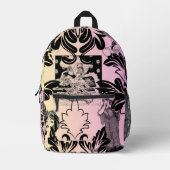  Kleurrijke Arc Deco Damast Victoriaans Leeftijd Bedrukte Rugzak (Voorkant)