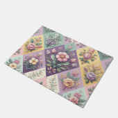 Kleurrijke Argyle pastel Pasen/Lente Deurmat (Schuin)