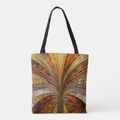 Kleurrijke Art Deco Canvas tas (Achterkant)