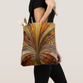 Kleurrijke Art Deco Canvas tas (Dichtbij)
