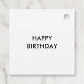 Kleurrijke Art Deco Gift Labels (Achterkant)