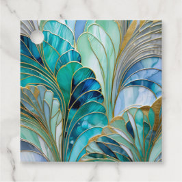 Kleurrijke Art Deco Gift Labels