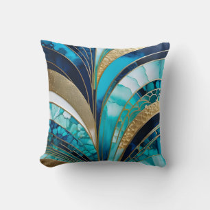 Kleurrijke Art Deco Square Sierkussen