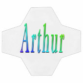 Kleurrijke Arthur naam, voetbal (Enkel)