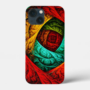 Kleurrijke Artistieke Moderne Abstracte Kunstpatro iPhone 13 Mini Hoesje