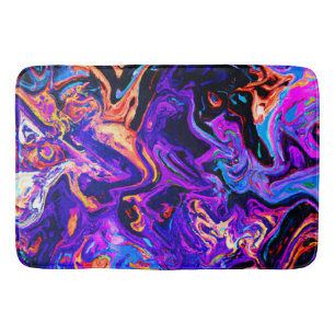 Kleurrijke artistieke patronen badmat