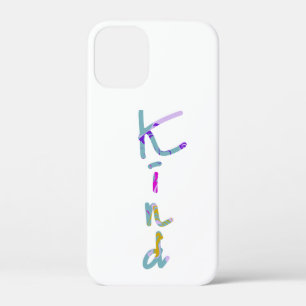 Kleurrijke Artistieke SOORT Typografie Inspirerend iPhone 12 Mini Hoesje