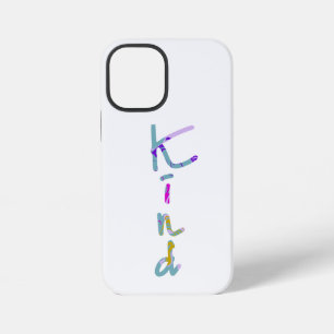 Kleurrijke Artistieke SOORT Typografie Inspirerend iPhone 12 Mini Hoesje