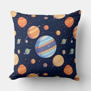 Kleurrijke Artistieke Weergave van Planeten en Ste Kussen