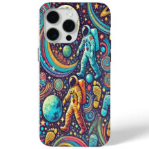 Kleurrijke Astronaut Spacewalk Patroon