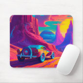 Kleurrijke auto muismat (Met muis)