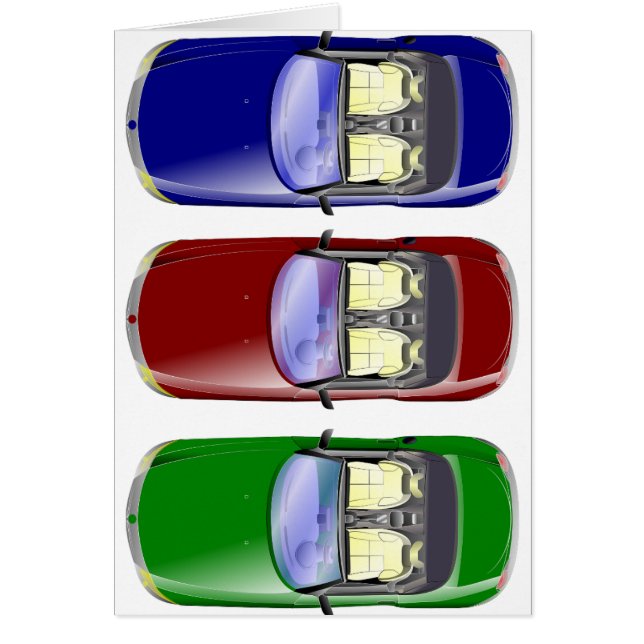 Kleurrijke auto's (Voorkant)