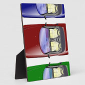 Kleurrijke auto's fotoplaat (Zijkant)