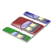 Kleurrijke auto's notitieblok (Gedraaid)