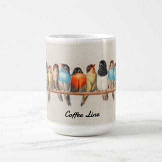 kleurrijke baard koffiemok