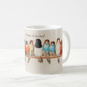 kleurrijke baard van vogels door Giacomelli Koffiemok (Voorkant rechts)