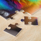 Kleurrijke Baby Cat Legpuzzel (Zijkant)