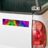 Kleurrijke bacteriën bumpersticker (Op Truck)