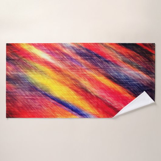 Kleurrijke badhanddoek (Badhanddoek)