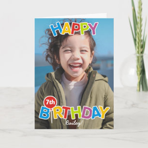 Kleurrijke ballon Happy Birthday Kaart elke leefti