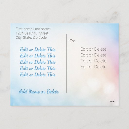 Kleurrijke ballonnen feestelijk Confetti Happy New Feestdagenkaart (Achterkant)