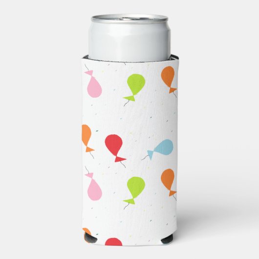 Kleurrijke ballonnen op wit (Seltzer Voorkant)