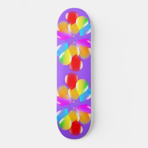 Kleurrijke Ballonnen Skateboard