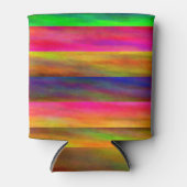 Kleurrijke bands blikjeskoeler (Voorkant)