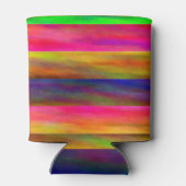 Kleurrijke bands blikjeskoeler (Achterkant)