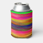 Kleurrijke bands blikjeskoeler (Blikje Achterkant)