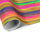 Kleurrijke bands cadeaupapier (Rol Hoek)