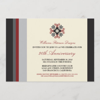 Kleurrijke Bands Corporate Event Invitation (zwart Kaart