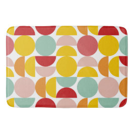 Kleurrijke Bauhaus Retro geometrische Badmat