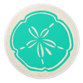 Kleurrijke Beach Shell Zand Dollar Lade Knoppen (Voorkant)