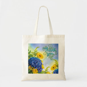 Kleurrijke Bedankt Bloemen Tote Bag