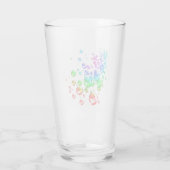 Kleurrijke bellen glas (Achterkant)