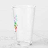 Kleurrijke bellen glas (Links)