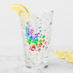 Kleurrijke bellen glas
