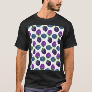 Kleurrijke bessen: veelkleurig naadloos patroon. t-shirt