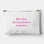 Kleurrijke Beste Verpleegkundige Cosmetische Tas (Achterkant)