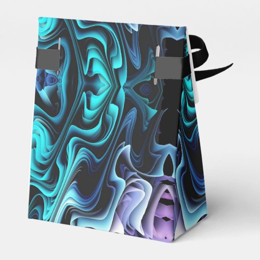 Kleurrijke betovering bedankdoosjes (Achterkant)