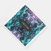 Kleurrijke betovering servet (Hoek)