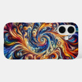 Kleurrijke beweging Abstracte kunst Case-Mate iPhone Case (Achterkant (horizontaal))