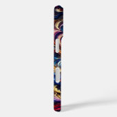 Kleurrijke beweging Abstracte kunst Case-Mate iPhone Case (Achterkant / Rechts)